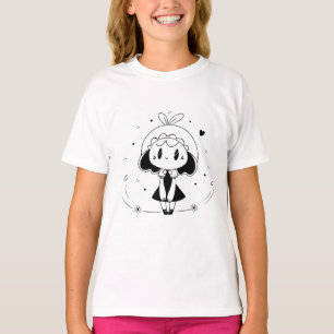 Little Niedlich Anime Girl T-Shirt