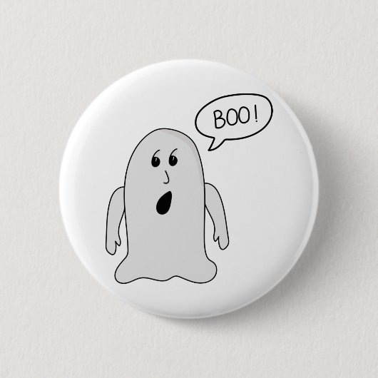 Little Niedlich Boo Ghost Button (Vorderseite)