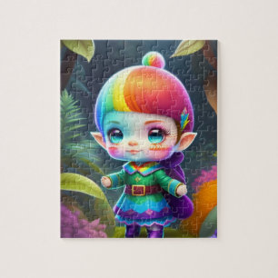 Little Niedlich Elf Girl Puzzle