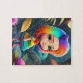 Little Niedlich Elf Girl Puzzle (Horizontal)