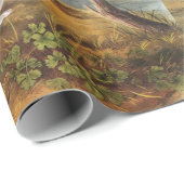 Little Nimble Weasel Putorius agilis Illustration Geschenkpapier (Rolleneckpunkt)