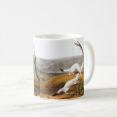 Little Nimble Weasel Putorius agilis Illustration Kaffeetasse (VorderseiteRechts)
