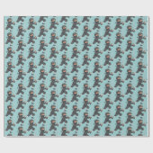 Little Ninja Design Wrapping Paper Geschenkpapier (Flach)