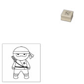 Little Ninja Warrior 1x1 Gummistempel (Stempel)