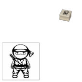Little Ninja Warrior 1x1 Gummistempel (Stempel)