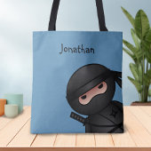 Little Ninja Warrior auf Blue Tasche