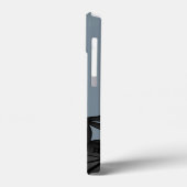 Little Ninja Warrior on Gray Case-Mate iPhone Hülle (Rückseite / Links)