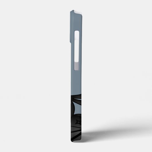 Little Ninja Warrior on Gray Case-Mate iPhone Hülle (Rückseite / Links)