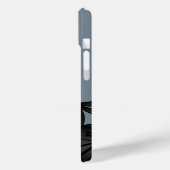 Little Ninja Warrior on Gray Case-Mate iPhone Hülle (Rückseite / Links)