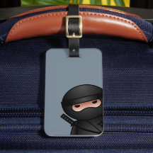 Little Ninja Warrior on Gray