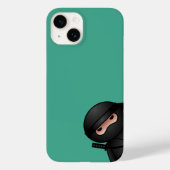 Little Ninja Warrior on Green Case-Mate iPhone Hülle (Rückseite)