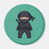 Little Ninja Warrior on Green Magnet (Vorne)