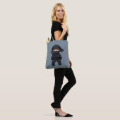 Little Ninja Warrior on Grey Tasche (Am Model)