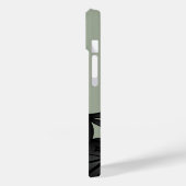 Little Ninja Warrior on Sage Green Case-Mate iPhone Hülle (Rückseite / Links)