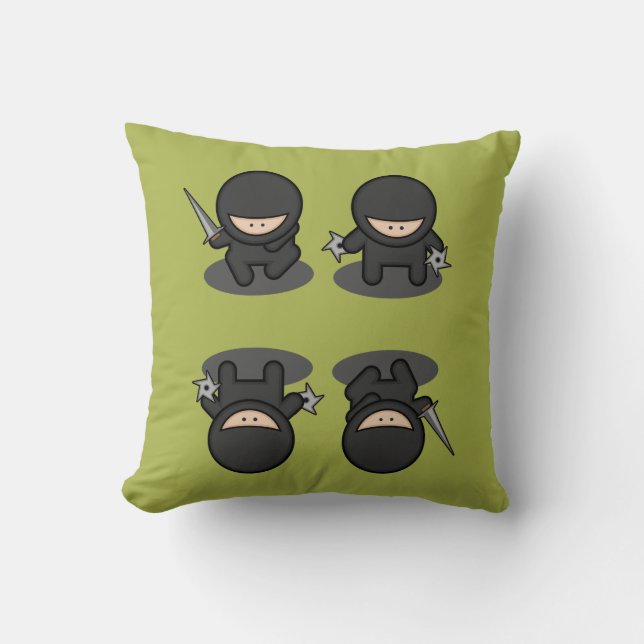 Little Ninjas Kissen (Vorderseite)