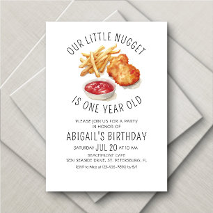 Little Nugget 1. Geburtstag Einladung