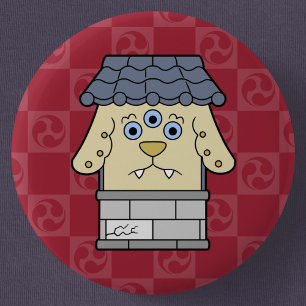 Little Nurikabe Yokai Button