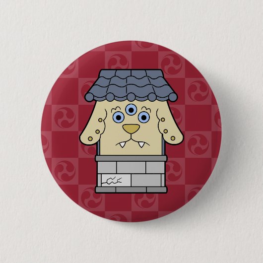 Little Nurikabe Yokai Button (Vorderseite)