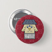 Little Nurikabe Yokai Button (Vorne & Hinten)