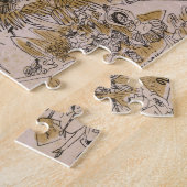 Little Old Lady's U.S.A. Karte (Cartoon) Puzzle (Seite)