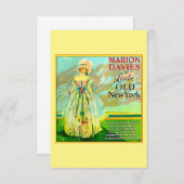 Little Old New York Poster Dankeskarte (Vorne/Hinten)