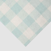Little One Buffalo Check - soft teal Seidenpapier (Detail)