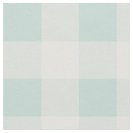 Little One Buffalo Check - soft teal Stoff (Nahaufnahme)