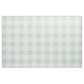 Little One Büffelkariert - sanftes Teal Stoff (Fat Quarter (45,7 x 55,9 cm))