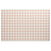 Little One Büffelkariert - staubiges Aprikot Stoff (Yard (91,4 cm))