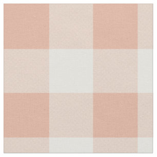 Little One Büffelkariert - staubiges Aprikot Stoff