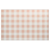 Little One Büffelkariert - staubiges Aprikot Stoff (Fat Quarter (45,7 x 55,9 cm))