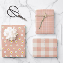 Little One Collection - dusty apricot Geschenkpapier Set