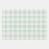 Little One Collection - sanftes Teal Geschenkpapier Set (Vorderseite 3)