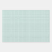 Little One Collection - sanftes Teal Geschenkpapier Set (Vorderseite 2)