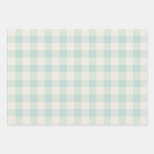 Little One Collection - soft teal Geschenkpapier Set (Vorderseite 3)