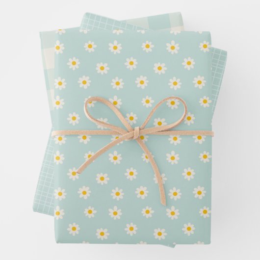 Little One Collection - soft teal Geschenkpapier Set (Beispiel)