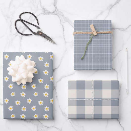 Little One Collection - staubgrau Geschenkpapier Set (Vorderseite)