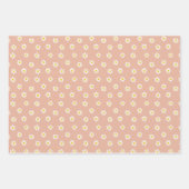 Little One Collection - staubiger Aprikose Geschenkpapier Set (Vorderseite)