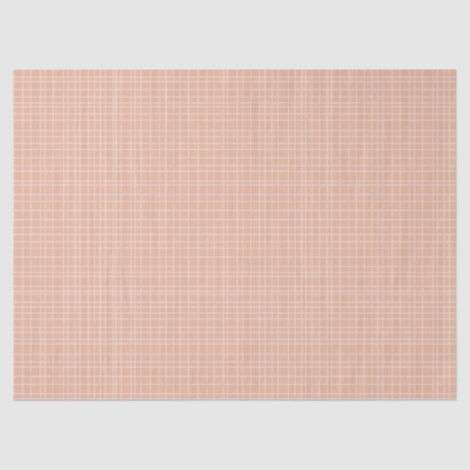 Little One Hand Drawn Grid - dusty apricot Seidenpapier (Vorderseite)
