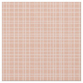 Little One Hand Drawn Grid - dusty apricot Stoff (Nahaufnahme)