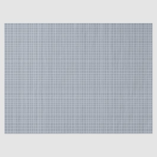 Little One Hand Drawn Grid - dusty steel gray Seidenpapier (Vorderseite)