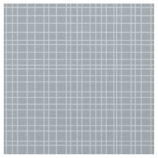 Little One Hand Drawn Grid - staubgrau Stoff (Nahaufnahme)