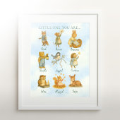 Little One, You Are Loved – Storybook Declaration Poster