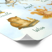 Little One, You Are Loved – Storybook Declaration  Poster (Ecke)