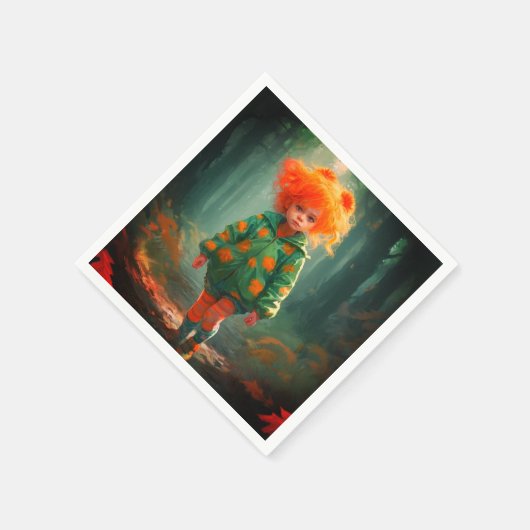 Little Orange Haaressel Serviette (Ecke)