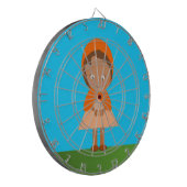 Little Orange Riding Hood Metal Cage Dartboard Dartscheibe (Vorderseite Links)