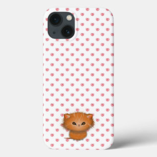 Little Orange Tabby Cat Kitten Illustration Case-Mate iPhone Hülle