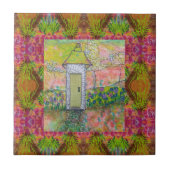 Little Oriental House Fliese (Vorderseite)