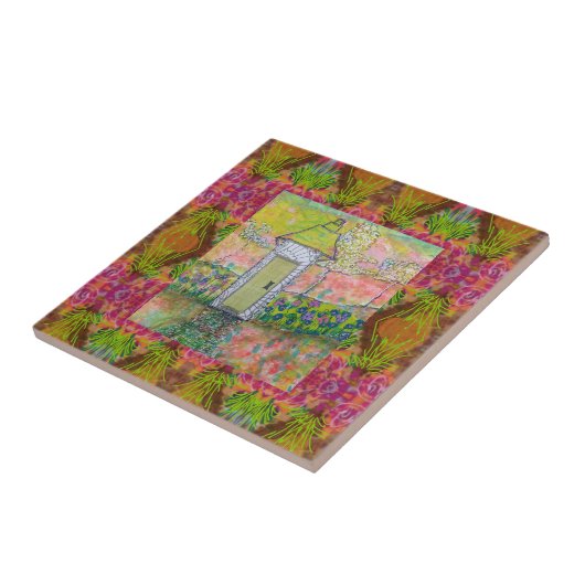 Little Oriental House Fliese (Seite)