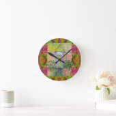 Little Oriental House Runde Wanduhr (Zuhause)